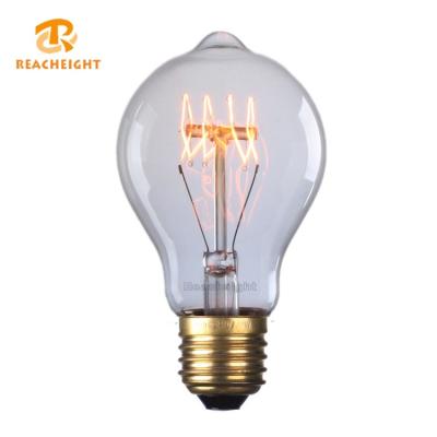 China 110V 40W A19 A60 Vintage Carbon Brass Edison Bulb Filament for sale