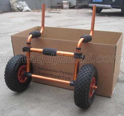 China Aluminum tools adjustable sit on top kayak trolley for sale