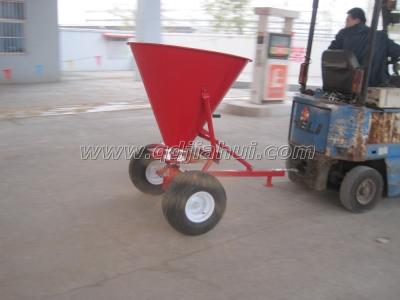 China 650LBS Broadcast Tow Behind ATV Fertilizer Spreader for sale