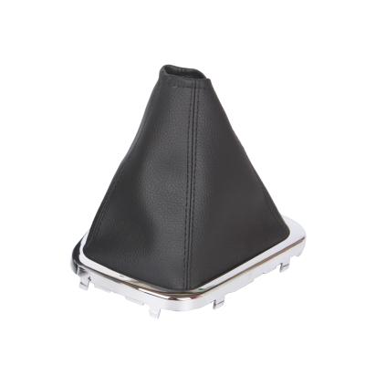 China Quality Car Auto Parts Leather Accessories Gear Knob Shift Boot Black Leather Cover Universal For Great Wall H6 for sale