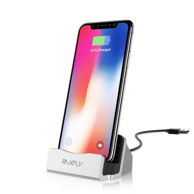 China Hot Sales RAXFLY Amazon Dock Station Phone 5V/2A Mobile Phone Charger Charging Dock Charging Station For iPhone For Apple Mobile Phone for sale