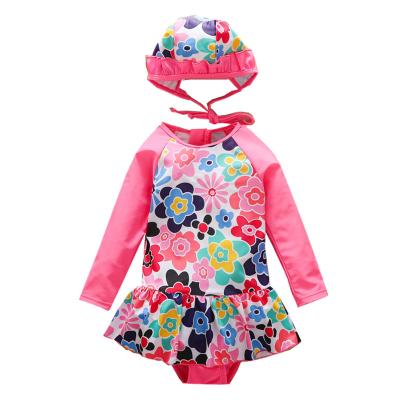 China Good Quality Polyester Kids Long Sleeve Breathable Hot Selling Kids Swimsuit for sale