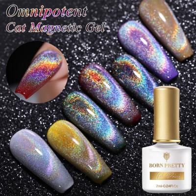 China Can be matched with any color base Newest Laser Eye Gel Soak Off UV Gel Polish For Nails Eye Polish Nail Gel for sale