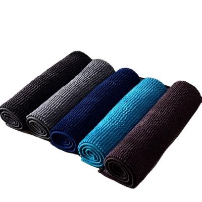 China 2022 Washable Newest Soft Factory Customized Non Slip Chenille Rug Bath Mats for sale