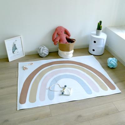 China Toy Nordic Photo Crops Infant Toddler Slide Crawling Mat Baby Rainbow Mat Play Safety Educational Game for sale