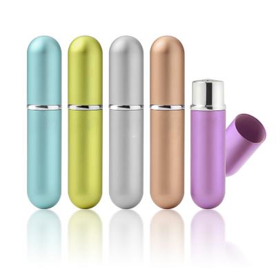 China Personal Care Essential Oil Aromatherapy Nose Inhaler Blan Bottle DIY Refillable Aroma Stick Blank Aluminum Portable Nasal Tubes for sale