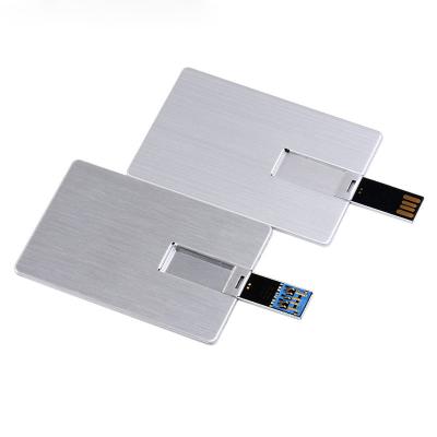 China Metal Usb Pen Drive 4GB 8GB 16GB 32GB 64GB Metal Card Reader 4GB 8GB 16GB 32GB 64GB Instant Business Gift Usb Stick Credit Card for sale