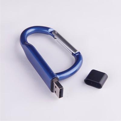 China Flash Pen Metal USB Drive 128GB 64GB 32GB USB Stick Pendrive with Climbing Hook for sale