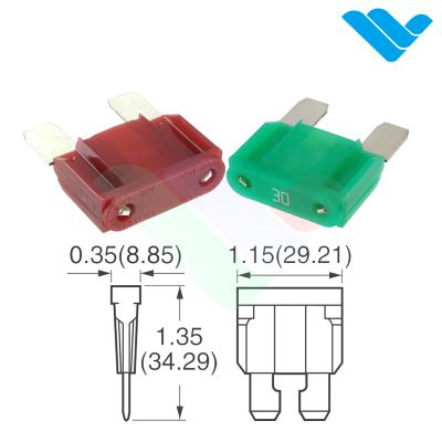 China Littlefuse Automotive Fuse Blade 0299080.ZXNV Maxi Style Blade Type 80 Amp 32VDC for sale