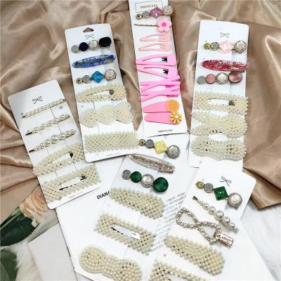 China 2021 Ding YI Bridesmaid Hair Edge Clip Word Platypus To Flagship Web Celebrity Fits Hair Clips DY-0113 for sale