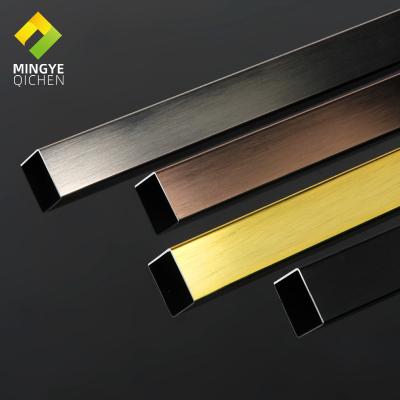 China Modern Customization V Channel Gold Color Edge Aluminum Alloy Tile Joint Panel Corner For Kitchen Wall Corner for sale