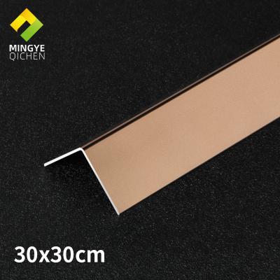 China 30mm Wall Tile Finish Aluminum Ceramic Trim Panel Modern Corner Decoration Edge Outside Metal Tile Corner Trim for sale