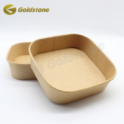 China 7 Inches Diameter Paper Food Bowls BAKERY SUPPLIES Kraft Bags for Benefit for sale