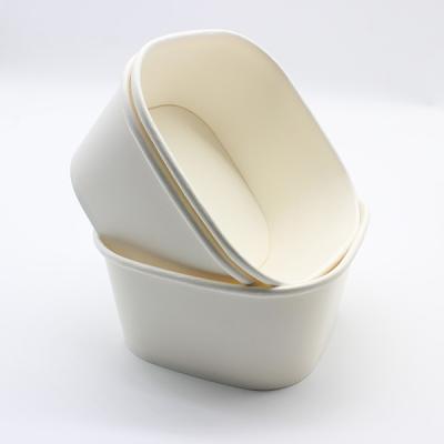 China Leak-Proof And Eco-Conscious 1000ml Rectangle Paper Bowls For Catering for sale