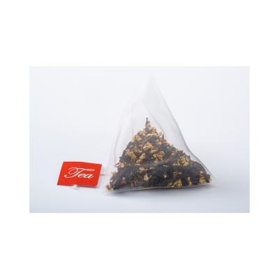 China Top tea bags 2021 selling black tea fragrant original triangle Osmanthus leaf tea inner bag for sale