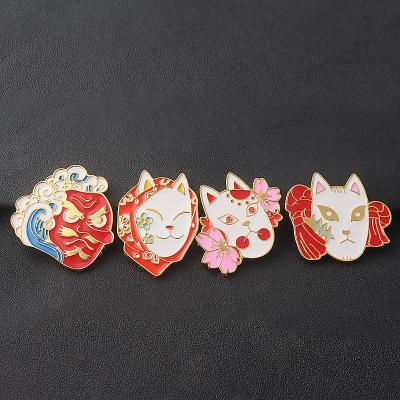 China Bag Anime Peripheral Demon Slayer Exquisite Kitchen Door Tanjirou Nidouzi Rabbit Brooch for sale