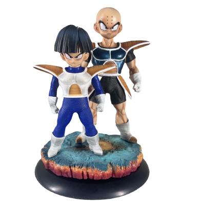 China Japan Newest Dragon Balls Figuras Kuririn Son Gohan Japanese Cartoon Model Pvc Anime Action Figure Toy for sale