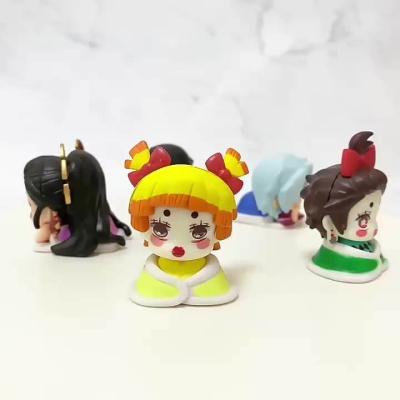 China Japan New Arrive Gashapon Toy Anime Figures Set Kimetsu No Yaiba Demon Slayer Action Figures For Gift for sale