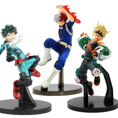 China PVC HUAYI 19cm Japanese Anime My Hero Academia PVC Action Figure for sale