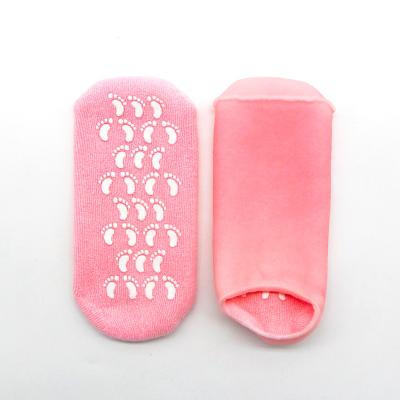 China Foot Foot Soft Cotton Moisturizing Silicon Spa Gel Waterproof Cooling Heel Pads With Plant Essential Oil for sale