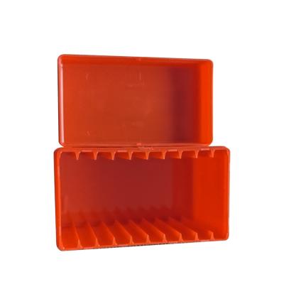 China Invent 10 Pieces Flat 12.4*7*9.1cm Plastics Coin Factory Outlet Factory Outlet High Quality Acrylic Coins Storage Box for sale