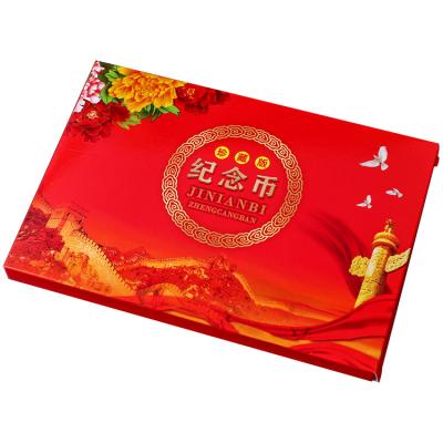 China Gift Made In China Plastic Commemorative Paper Coin Display Box To Safe Coins for sale