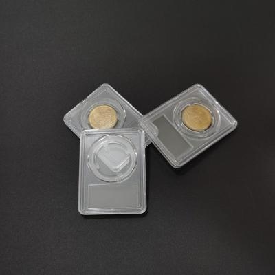 China Recycled Materials Coin Display Board Coin Collection Storage Box Clear ID Box 16-40mm for sale