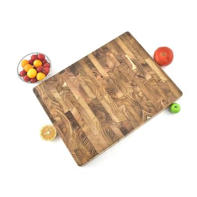 China SDD End Viable Thick Solid Butcher Grain Wooden Cutting Board Teak Cutting Board for sale