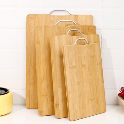 China Ambient Wholesale Meat Vegetable Fruit Dish Organic Wooden Bamboo Chop Board Cutting Board For Kitchen for sale