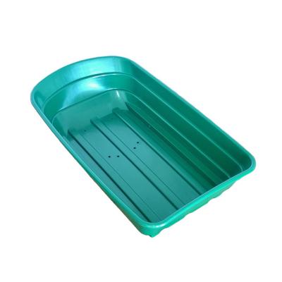 China Wholesale Price Plastic Tray Portable Plastic Wheel Barrow Replaceable for Carrying Gravel for sale