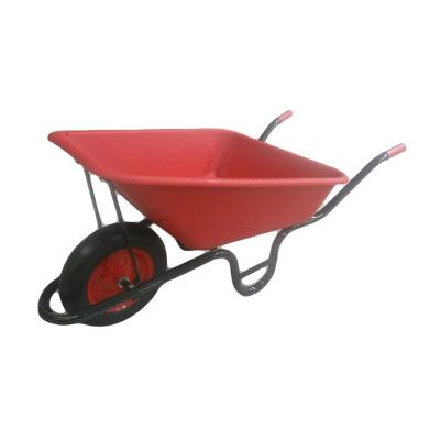 China Hot Sale Plastic Tray Multifunction Wheel Barrow Buckets Replaceable For Construction Site for sale