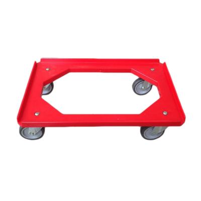 China High Quality Tools Warehouse 62.5*42.5 Cargo Transport Truck Four Wheels Platform Cart for sale