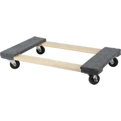 China Industria Moving Wooden Dolly With Four Wheels for sale