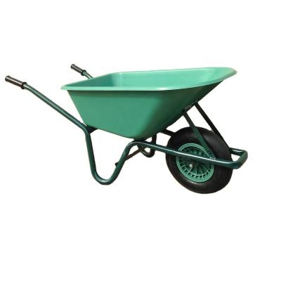 China Plastic Garden Cart Hand Carts Wb6414 Cart / Plastic Wheelbarrow for sale