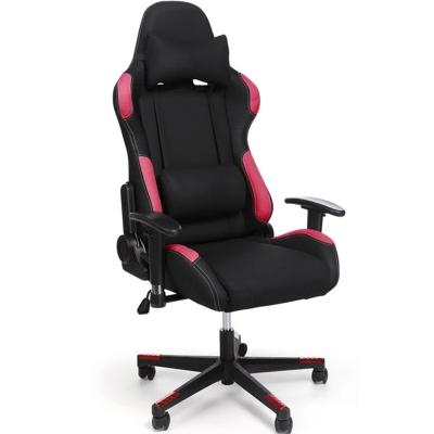 China (Height)Adjustable Computer Gaming Chair Gamer Gaming Chair Black And Pink Mesh Gaming Chair for sale