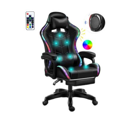 China (Size) Silla de juegos adjustable cero de gradad gaming chair with lights and speakers pc gamer chair gaming chair with footrest for sale