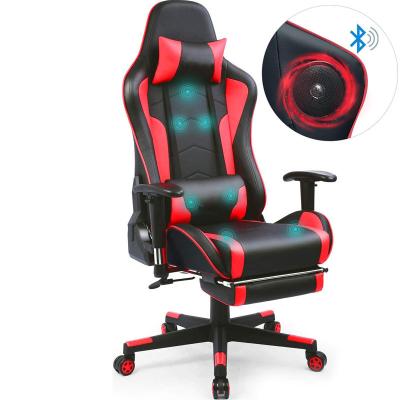 China Juego De Silla Adjustable Reclining Gaming Chair LikeRegal (Height) Gaming Chair With Speakers Gaming Chair With Footrest And Massage for sale