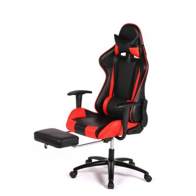 China (Size)Adjustable Juego De Silla Like Majestic Gaming Chair Ergonomic Reclining Gaming Chair Cheap Price Red Gaming Chair With Footrest for sale