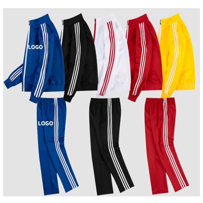 China Women's and Men's Jogging Oversize Full Zipper Sportswear Custom Logo Cotton Designer Breathable Unisex Tracksuits Set 2 Pieces for sale