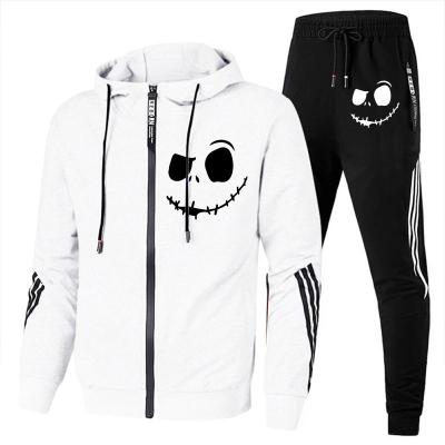 China Other wholesale custom logo winter cropped cotton casual streetwear jogging men's hoodies unisex tracksuits and two piece sets for sale