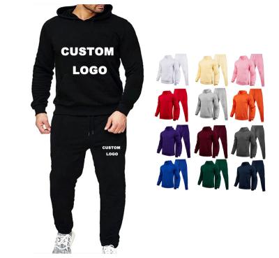 China Winter high quality simple slim fit QUICK DRY jogging custom logo womens and mens sweatsuit sets unisex hoodie tracksuits for men for sale