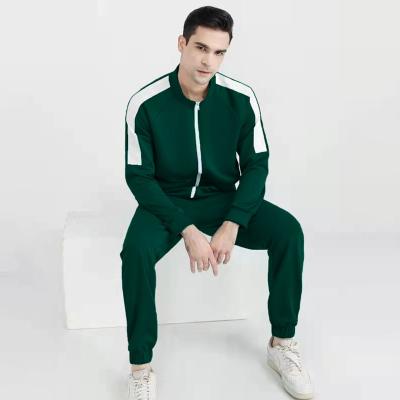 China Sportswear wholesale QUICK DRY 2 piece stripe fitness women sweatsuit slim fit side zipper tracksuits women and men sets unisex for sale