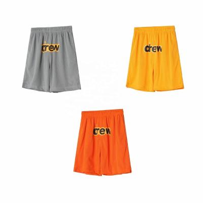 China Anti-wrinkle summer men's mesh basketball fitness shorts and athletic shorts with fashion printing Justin drowdraw for sale