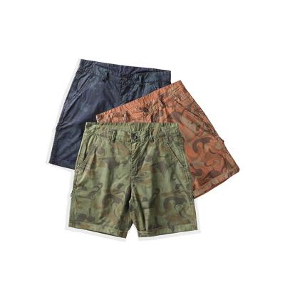 China Factory Wholesale Summer Cotton Camouflage Print Anti-wrinkle Multi Pocket Sweat Shorts for sale