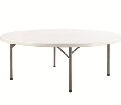 China Table diameter 2m outdoor plastic folds outdoor large round banquet table (blow molding, HDPE, wedding, restaurant, events) for sale