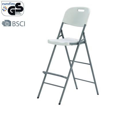 China Bar Chair High Top Plastic Folding Chair/Garden Relaxation Bar Chair/Outdoor Cafe Umpire Chair Balcony Sofa for sale