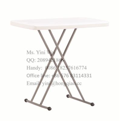 China HDPE Outdoor Plastic Folding Table 2.5ft Adjustable Table For Kid Study,Laptop Table,Camping,General Purpose Outdoor Supply Cheap Small Table for sale