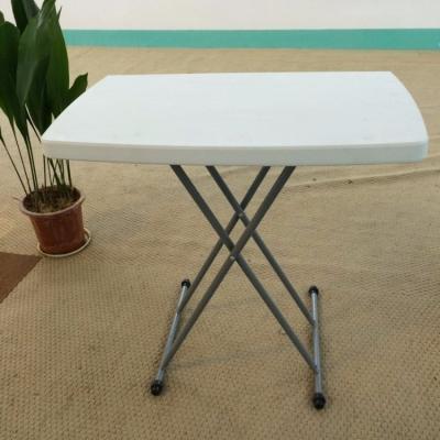 China HDPE Outdoor Plastic Folding Table 2.5ft Adjustable Table For Kid Study,Laptop Table,Camping,General Purpose Outdoor Supply Cheap Small Table for sale