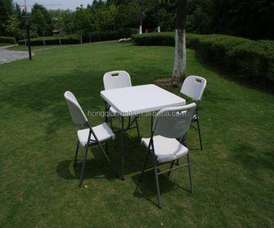 China Outdoor Plastic Folding Square Table 34inch Table, Outdoor Leisure Table, Household Dining / Game Table for sale