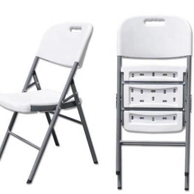 China Modern white cheap outdoor used steel conference metal wedding folding chairs wholesale for sale